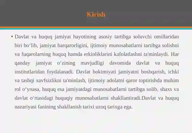 Davlat va huquq nazariyasi fanining predmeti va uning o‘ziga xos xususiyatlari 3