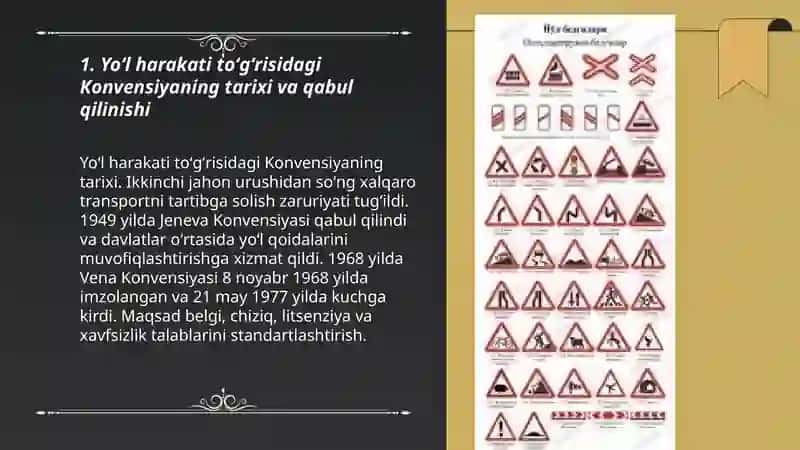 Yoʻl harakati toʻgʻrisidagi Konvensiya 3