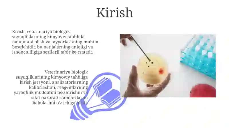 Veterinariya biologik suyuqliklarining kimyoviy tahlili 3