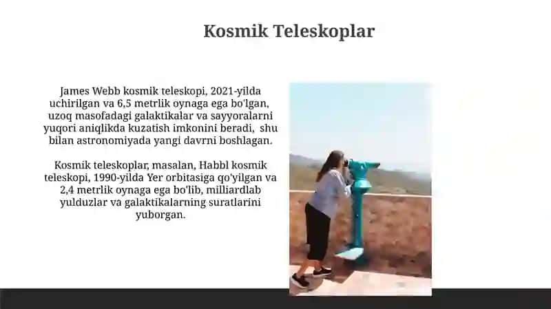 Zamonaviy Teleskoplar 3