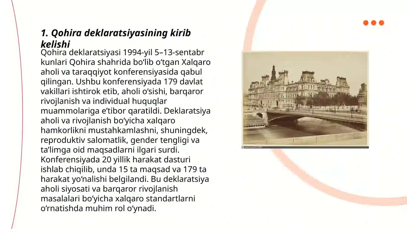 Qohira deklaratsiyasi tarixi va mazmuni 3