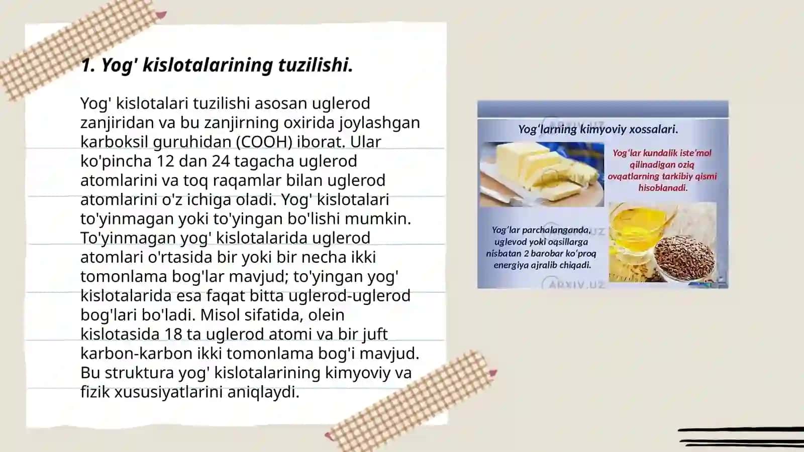 Yog' kislotalarini a- oksidlabishi,axamiyati,buzulishlari 3