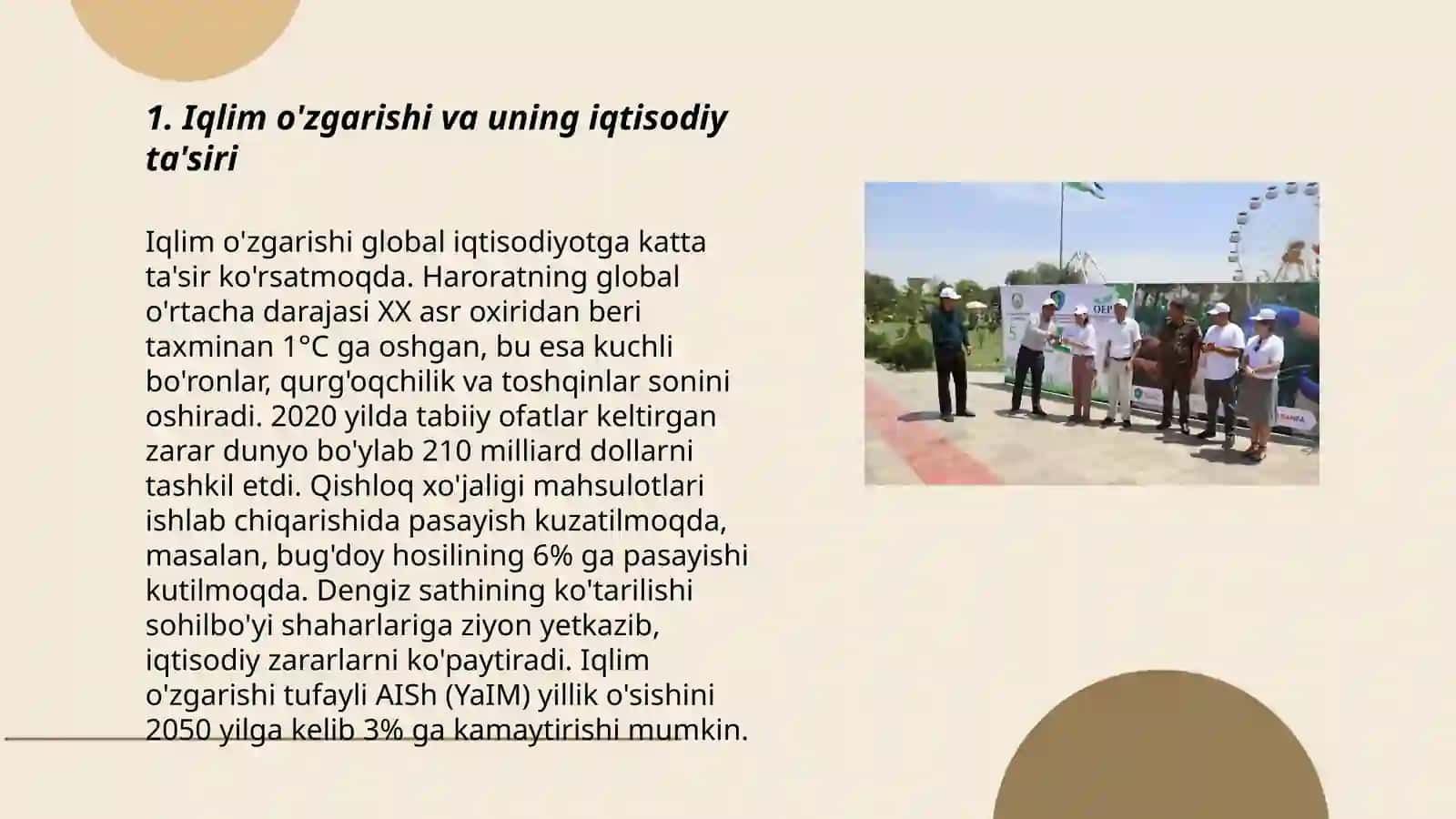 Ekologiya tabiatni muhofaza qilish va iqtisodiyot 3