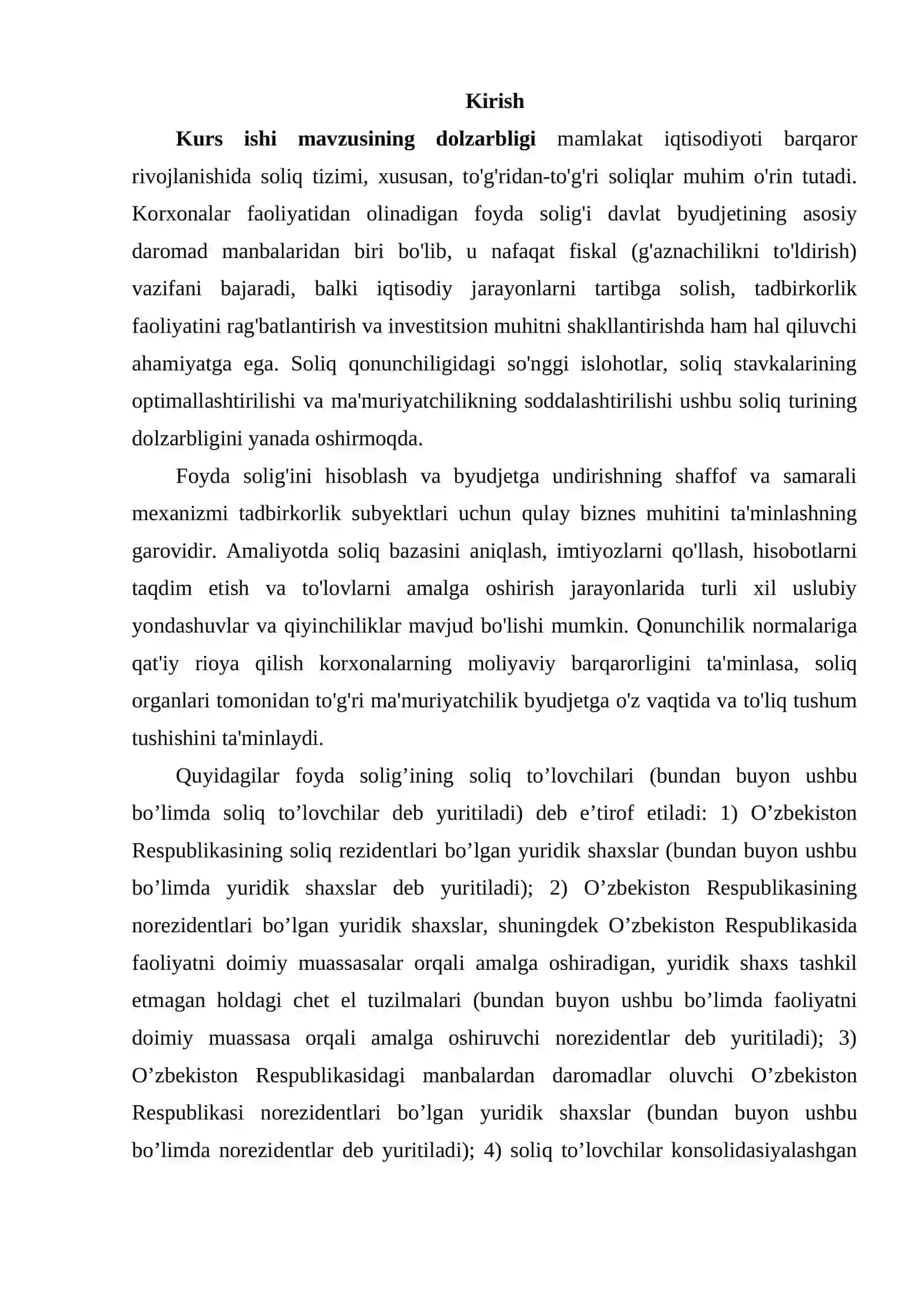 Foyda solig’ini hisoblash va byudjetga undirish tartibi 3