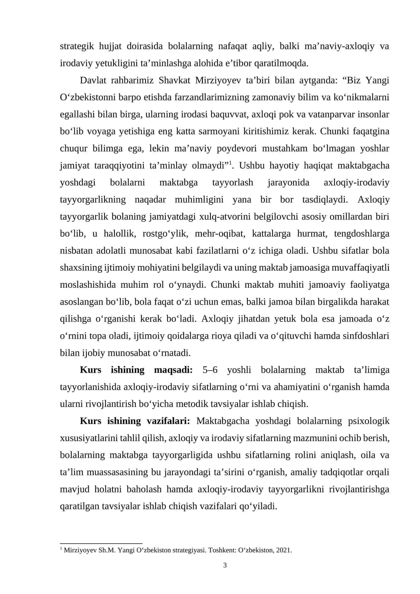 Maktabgacha 5-6 yoshli bolalarning maktab ta'limiga yetukligida axloqiy irodaviy tayyorgarlikning ahamiyati 3