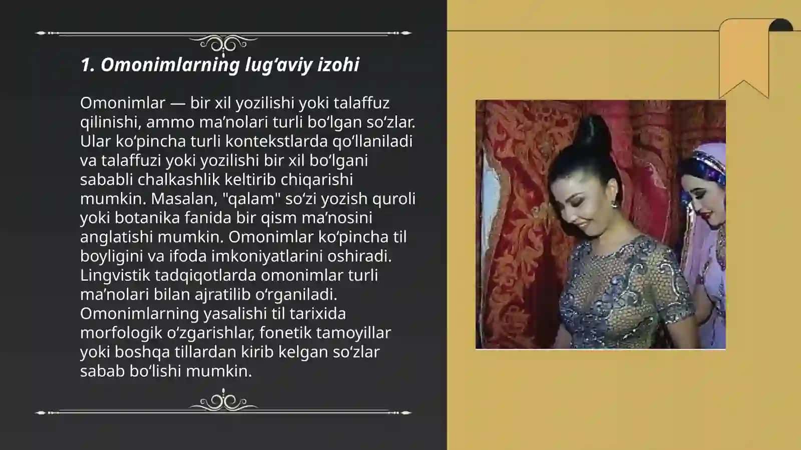 Omonimlar. Omoformalar. Omonimlarning yuzaga kelishi sabablari 3