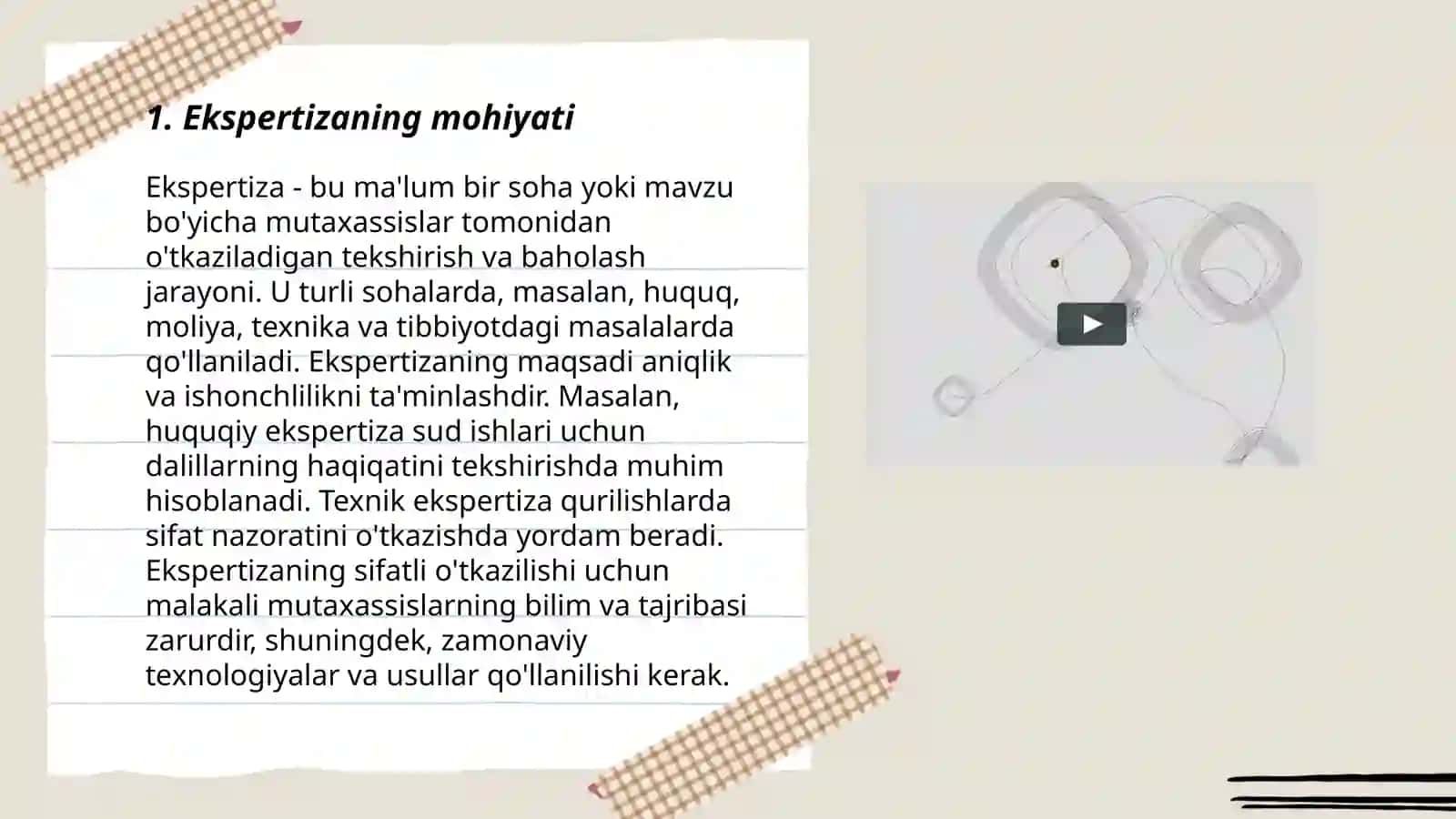 Ekspertiza nima? 3