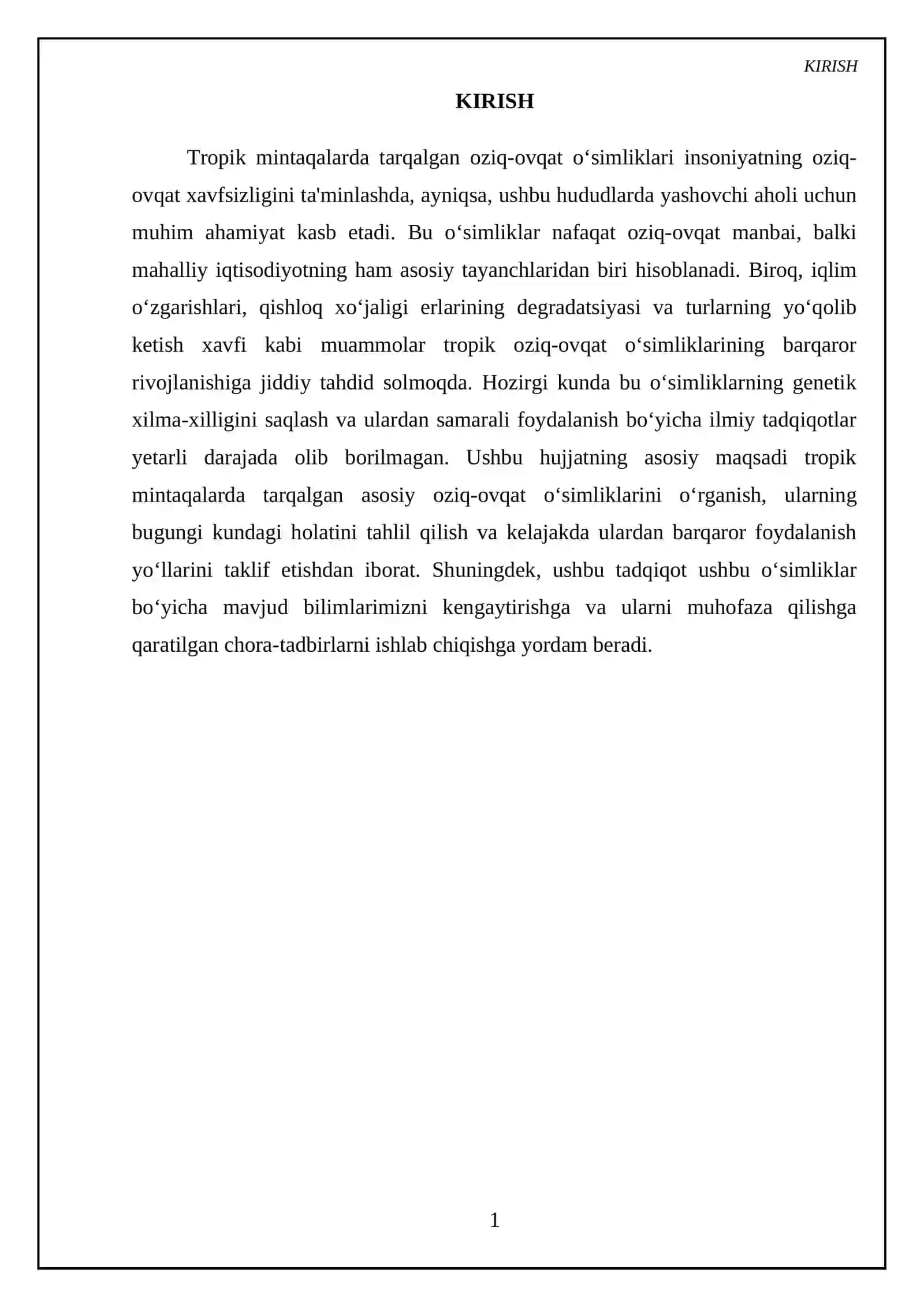 Tropikada tarqalgan oziq-ovqat o‘simliklari 3