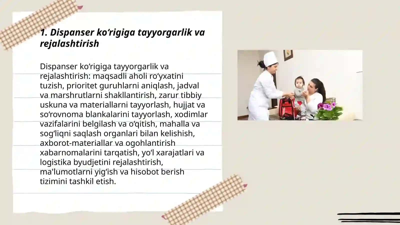 Dispanser ko‘rigiga tayyorgarlik va rejalashtirish 3