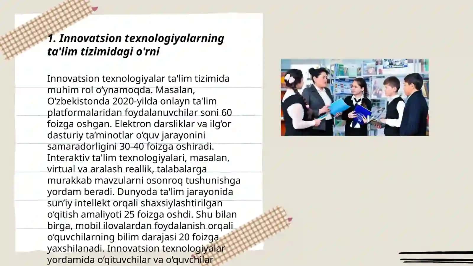 Innovasiya va jamiyat. Pedagog va tarbiyachilarning innovasiyalarga munosabati 3