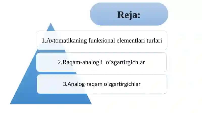 Avtomatikaning funksional elementlari 3
