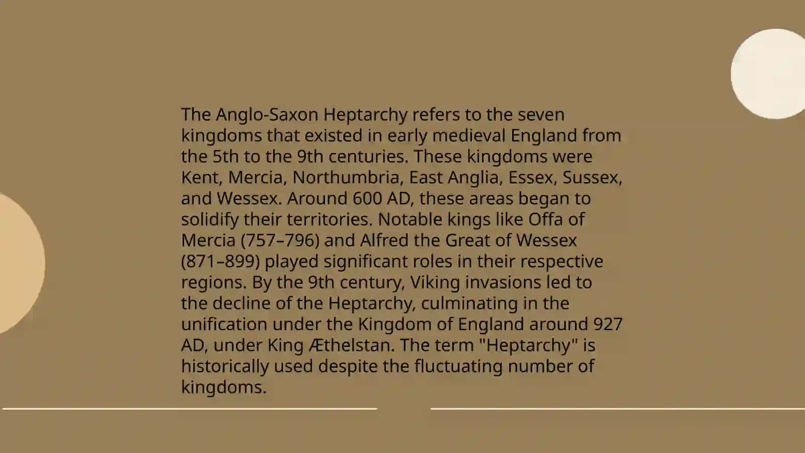 Kingdoms of Anglo-Saxon Tribes 3
