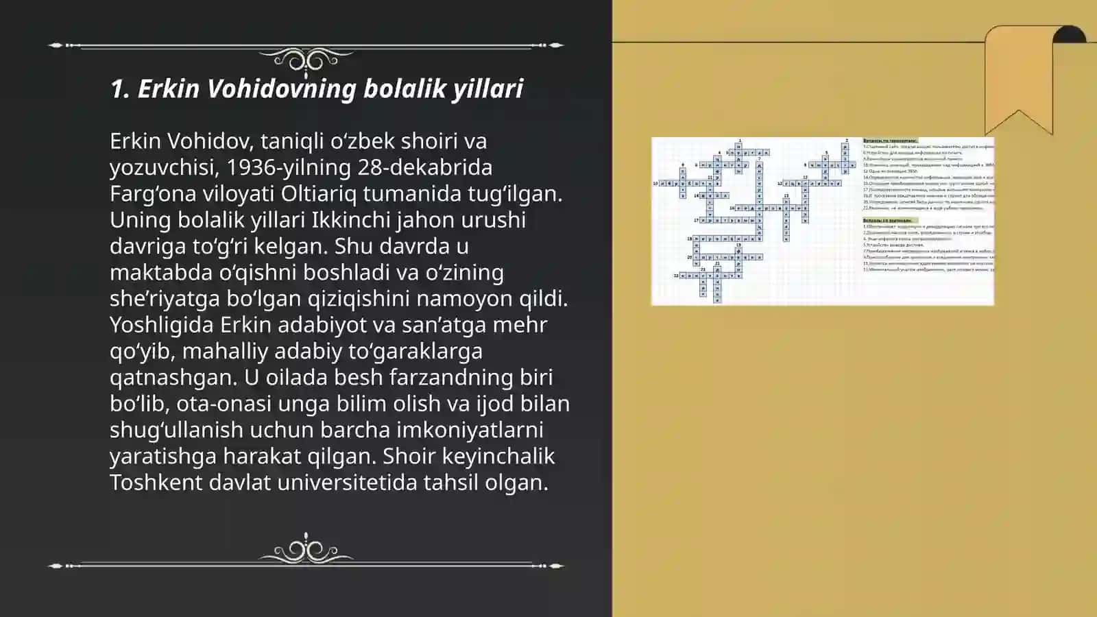 Erkin Vohidov hayoti va ijodi 3