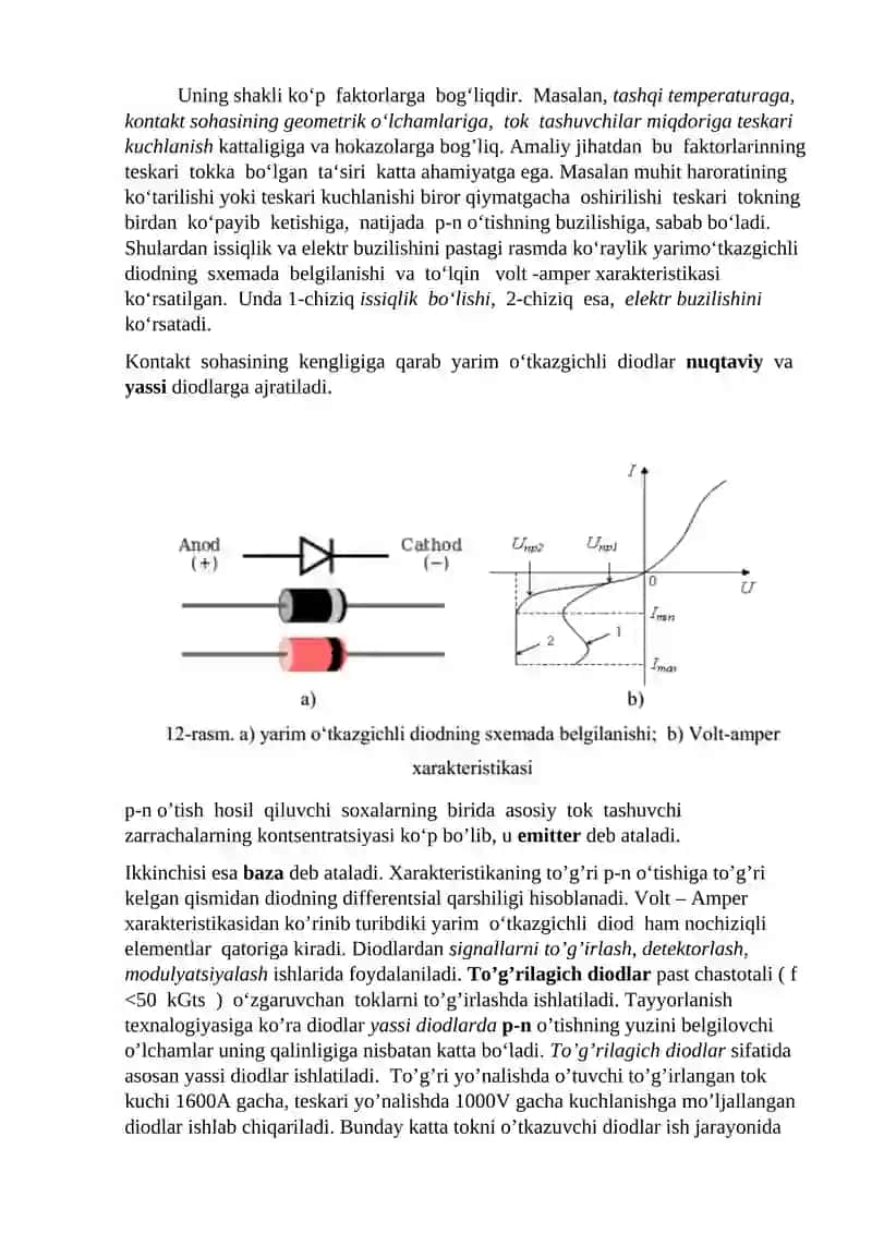 Yarimo’tkazgichli diodlar 3
