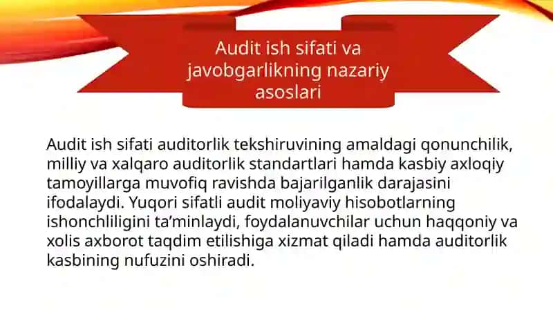 Audit ish sifati uchun javobgarlikni oshirish yoʻllari 3