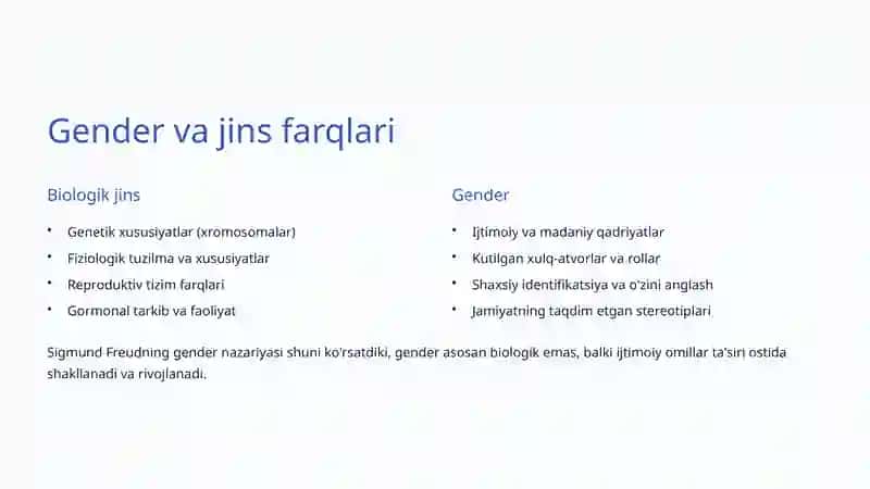 Gender Psixologiyasi 3
