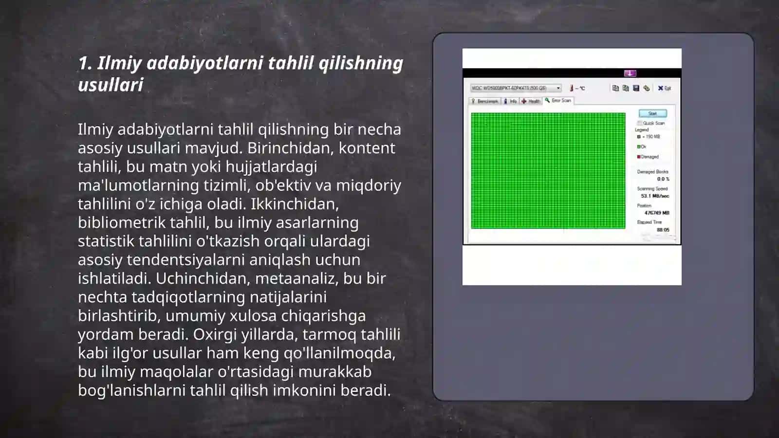 Ilmiy adabiyotlar taxlili,muammoning qóyilishini asoslash 3