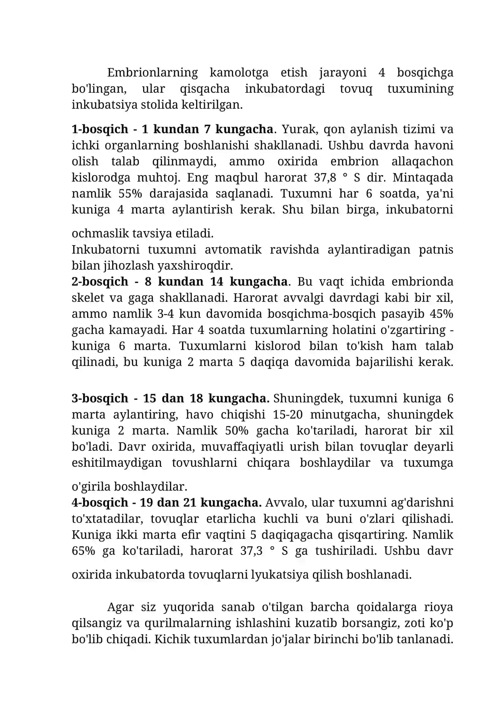 Uyda Tovuqni Inkubatorda Qanday Etishtirish Kerak 3