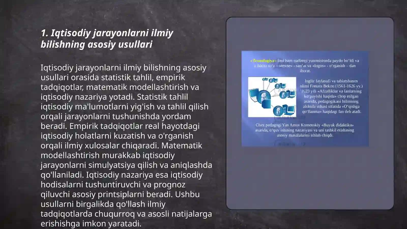 Iqtisodiy jarayonlarni ilmiy bilishning usullari 3