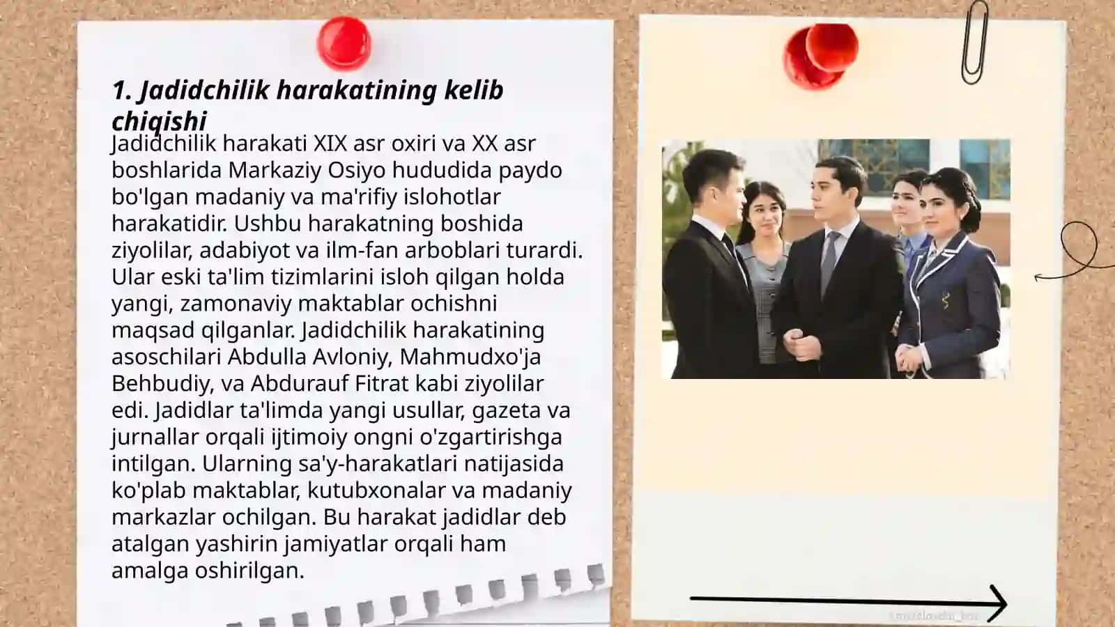Jadid marifatparvarlarining o'lka ijtimoy-manaviy hayotda tutgan o'rni 3