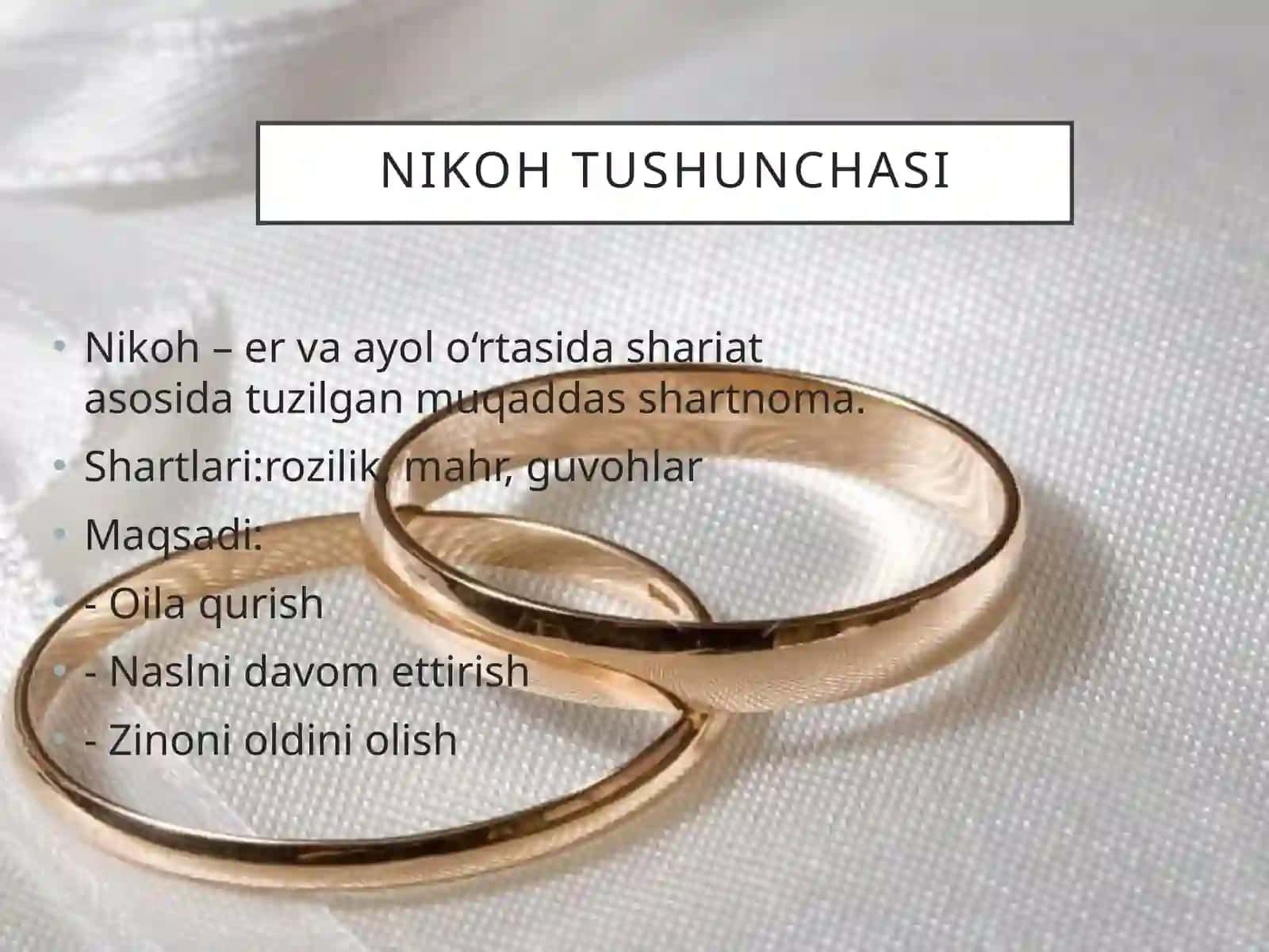Islom huquqshunosligida oila va unga oid tushunchalar 3