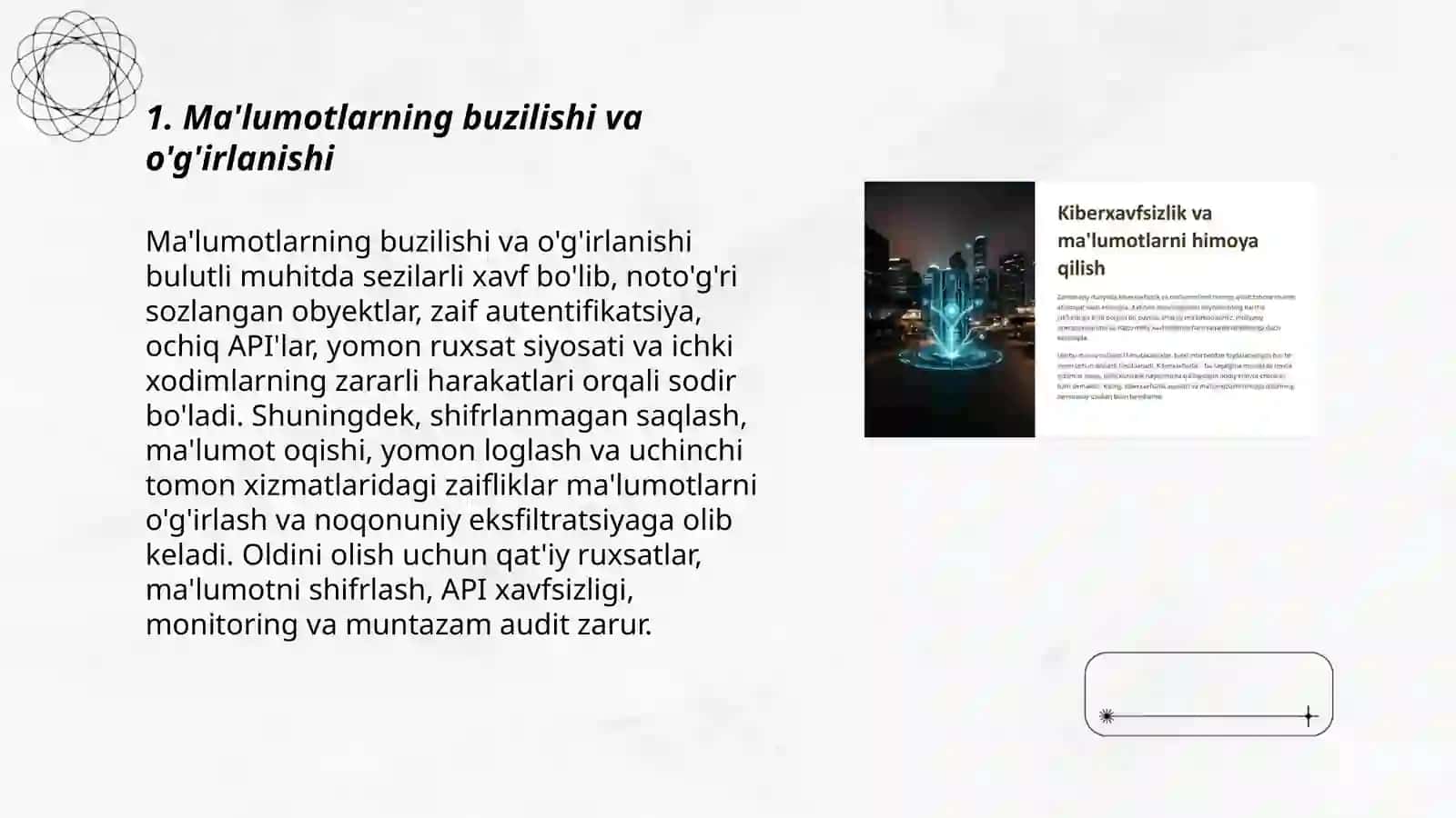 Bulutli hisoblash muhitidagi xavfsizlik tahdidlari 3