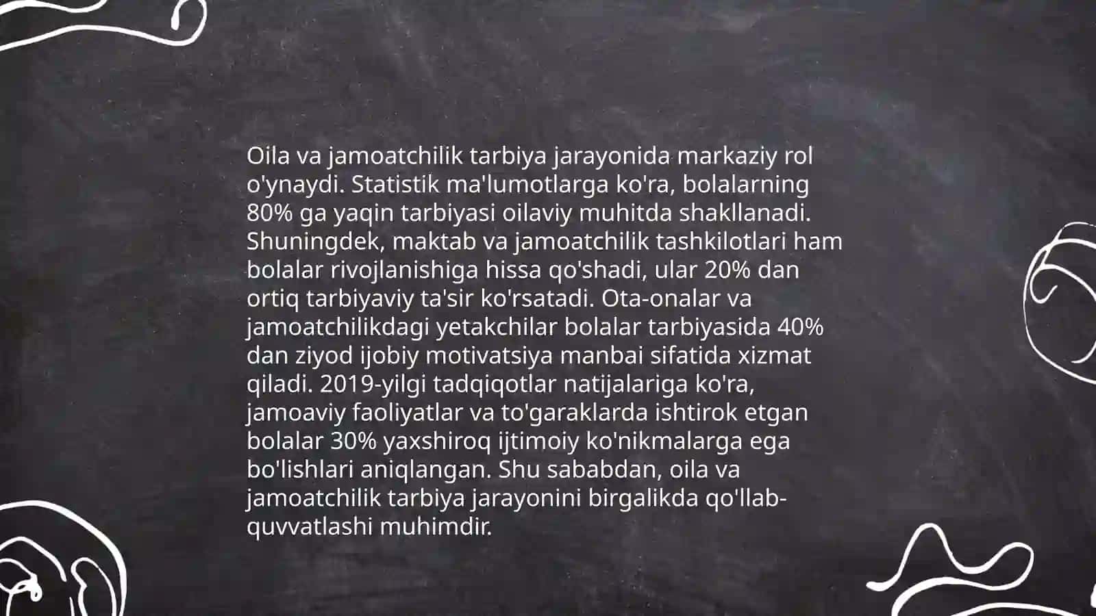 Shaxsni tarbiyalashda oila jamoatchilik bilan hamkorlikda tashkil etish Yoqubova Gulzoda 3