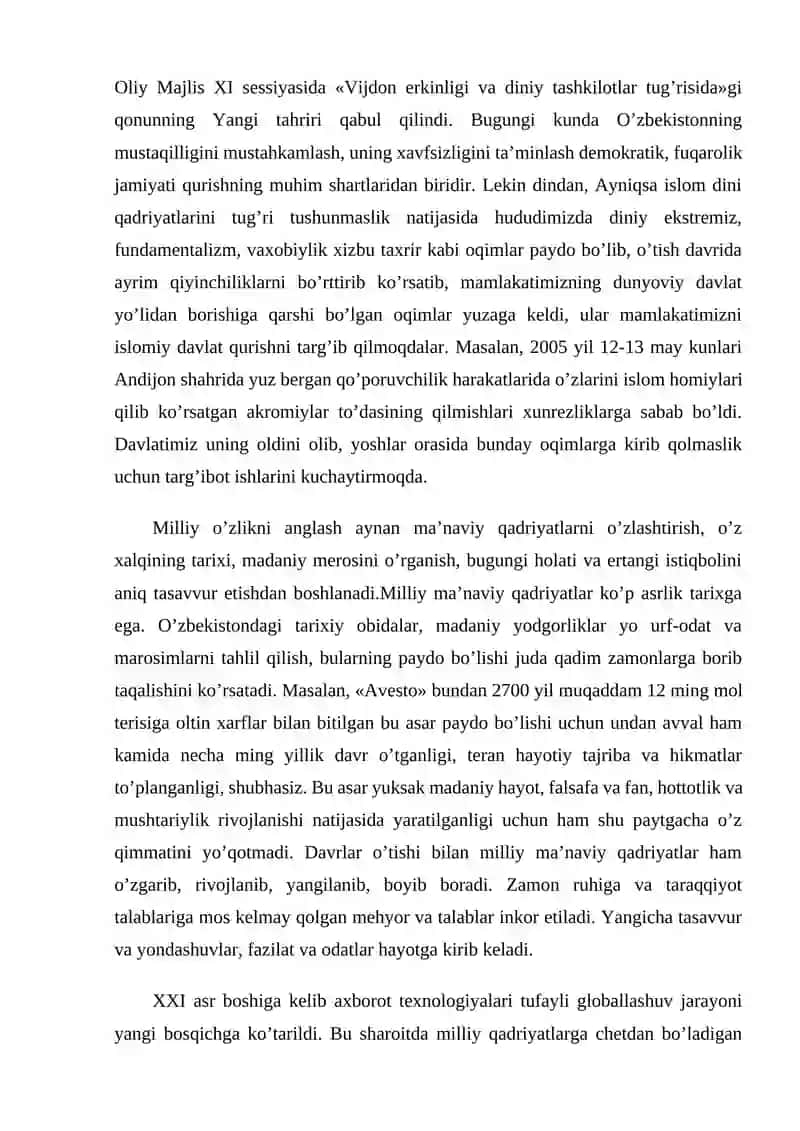 Islom Dini va O‘zbekiston Mustaqilligi 3