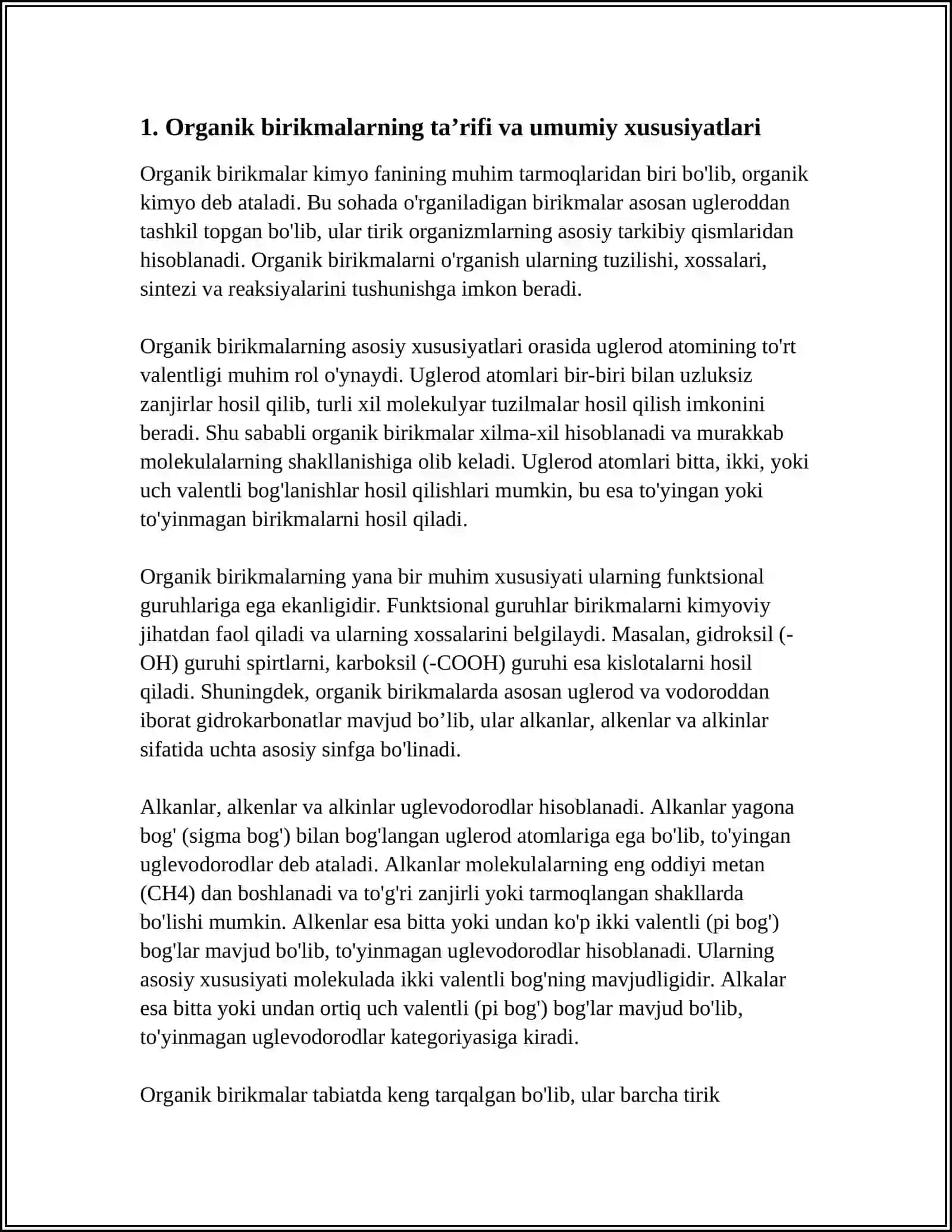 ORGANIK BIRIKMALAR 3