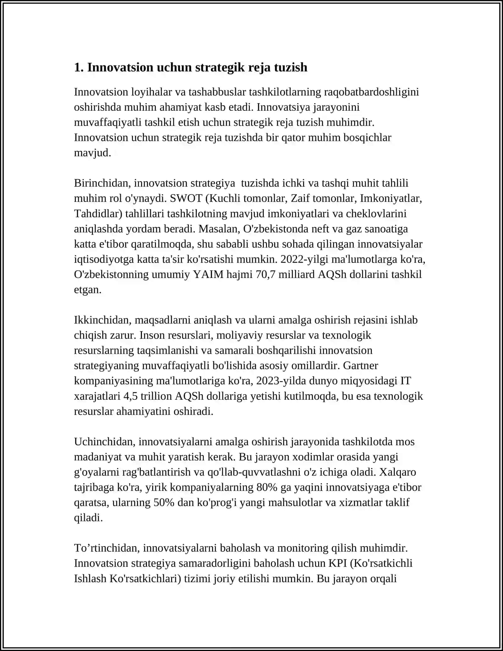 INNOVATSION STRATEGIK RIVOJLANTIRISH 3