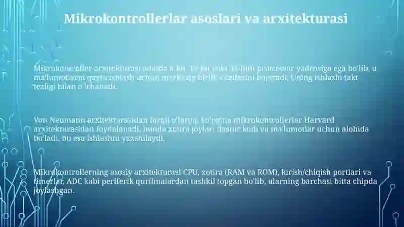 Mikrokontrollerlar 3