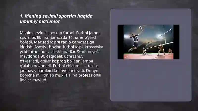 Sevimli sportim 3