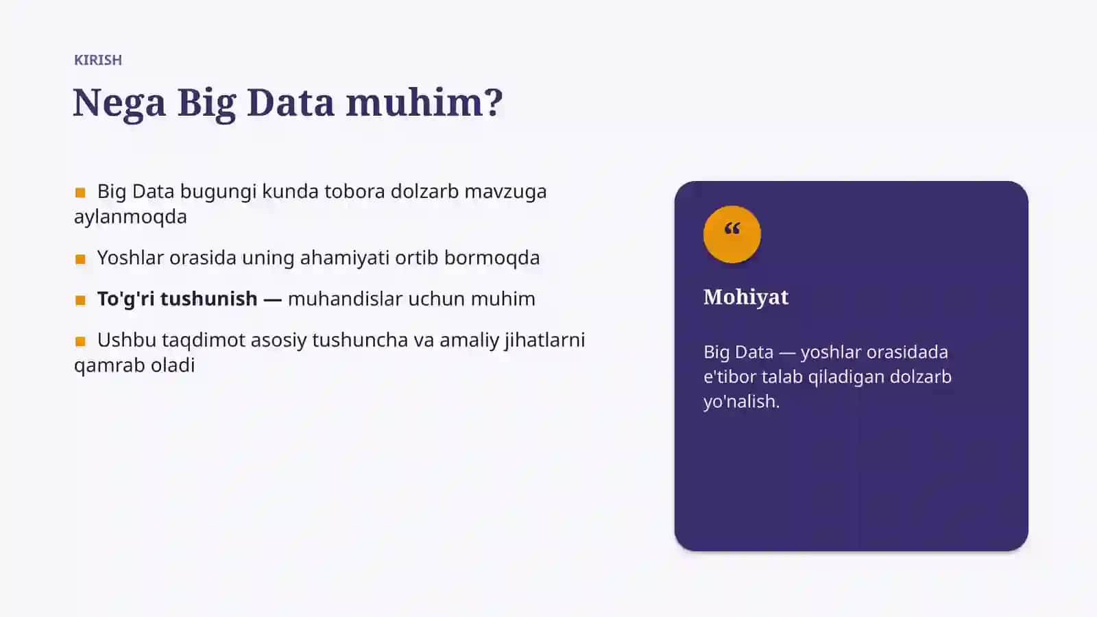 Big Data Asoslari va Tushunchasi 3