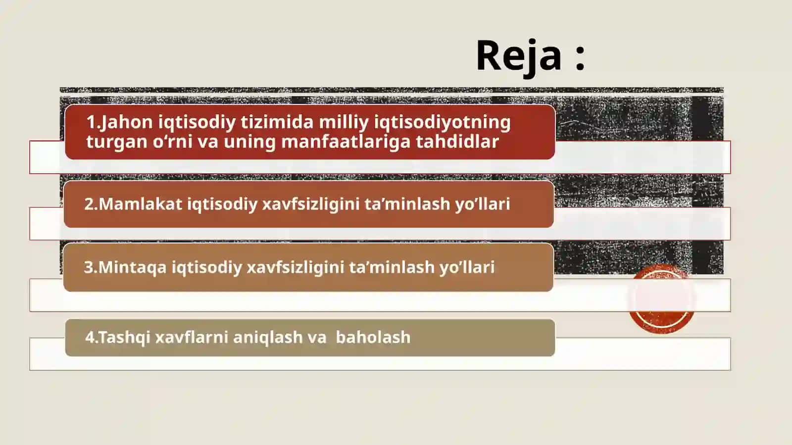 Milliy iqtisodiyotning jahon iqtisodiy tizimida gi o‘rni 3