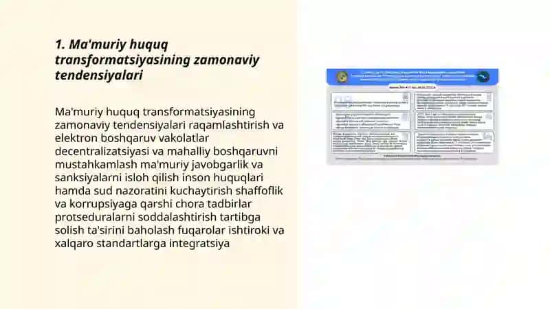 Ma'muriy huquq transformatsiyasi tendensiyalari 3