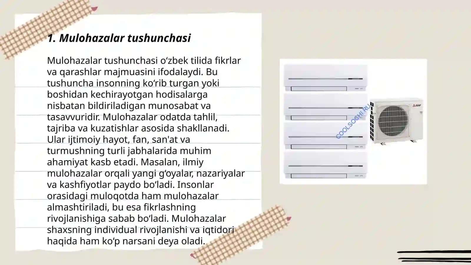 Mulohazalar va binar mulohazalar 3