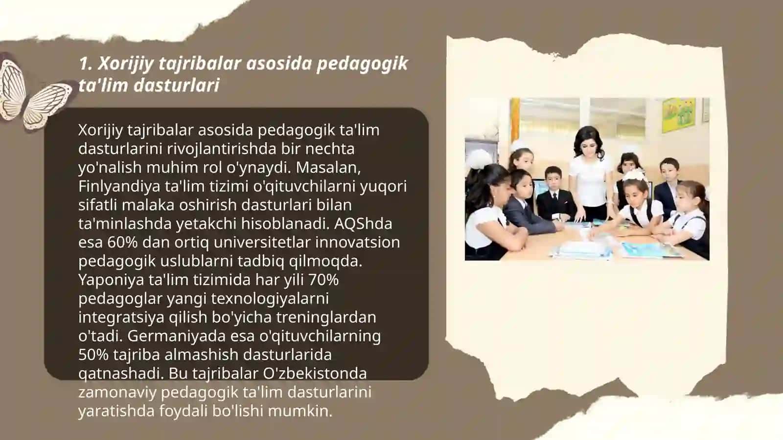 Xorijiy tajribalar asosida boʻlajak oʻqituvchilarning pedagogik faoliyatga tayyorlash 3