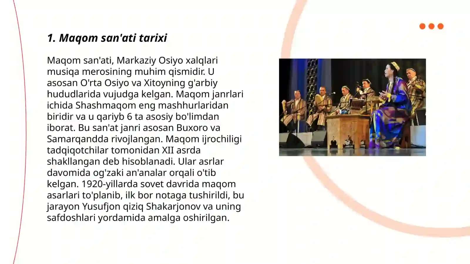 O'ZBEK MAQOM YO'LLARI VA NOMOYONDALARI XAQIDA 3