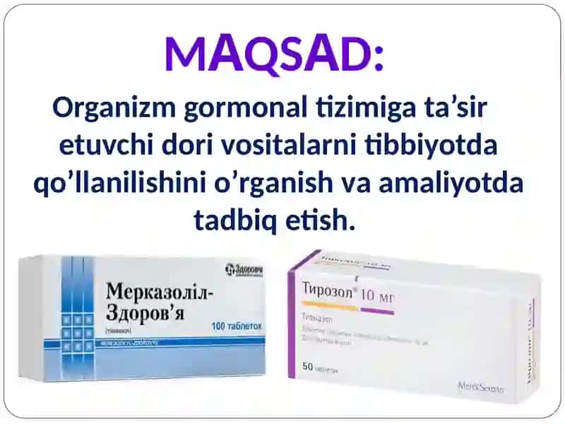Endokrin tizimiga ta’sir etuvchi vositalar 3