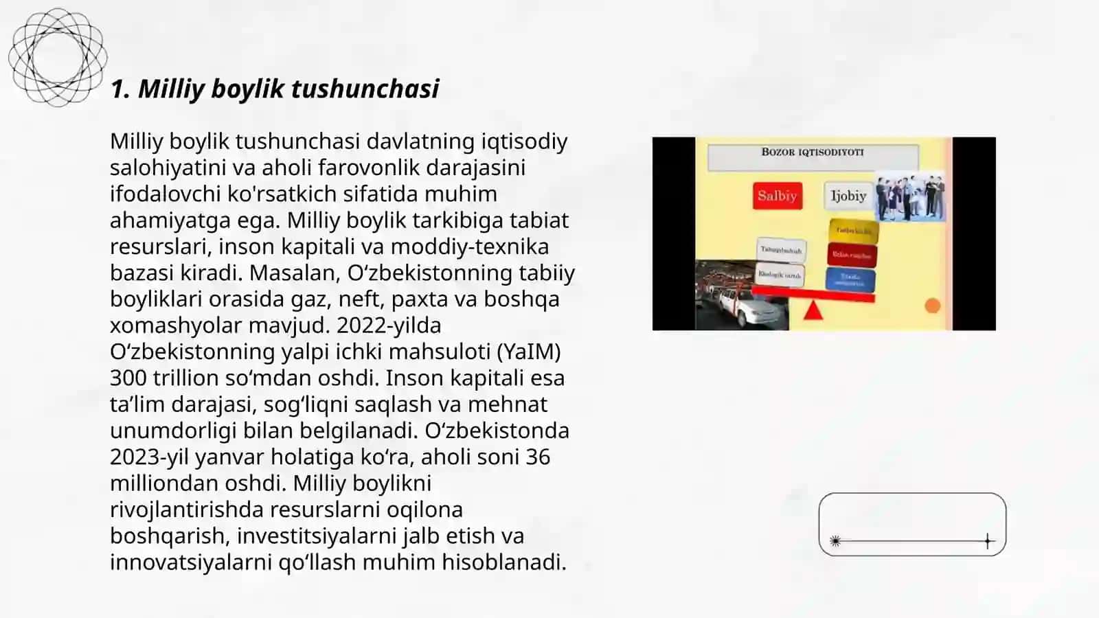 Milliy boylik tushunchasi va uning tarkibiy tuzilishi 3
