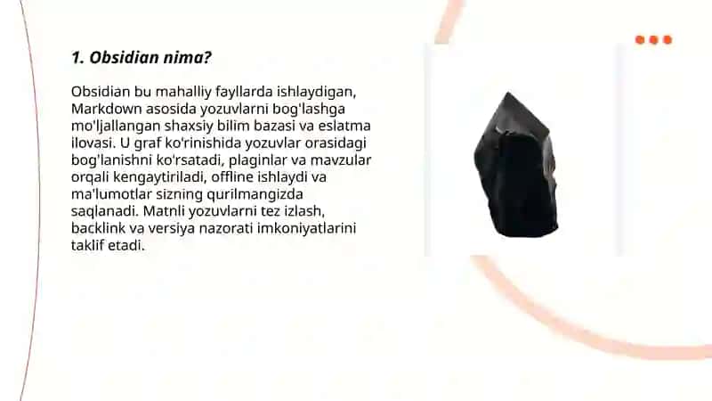 Obsidian 3