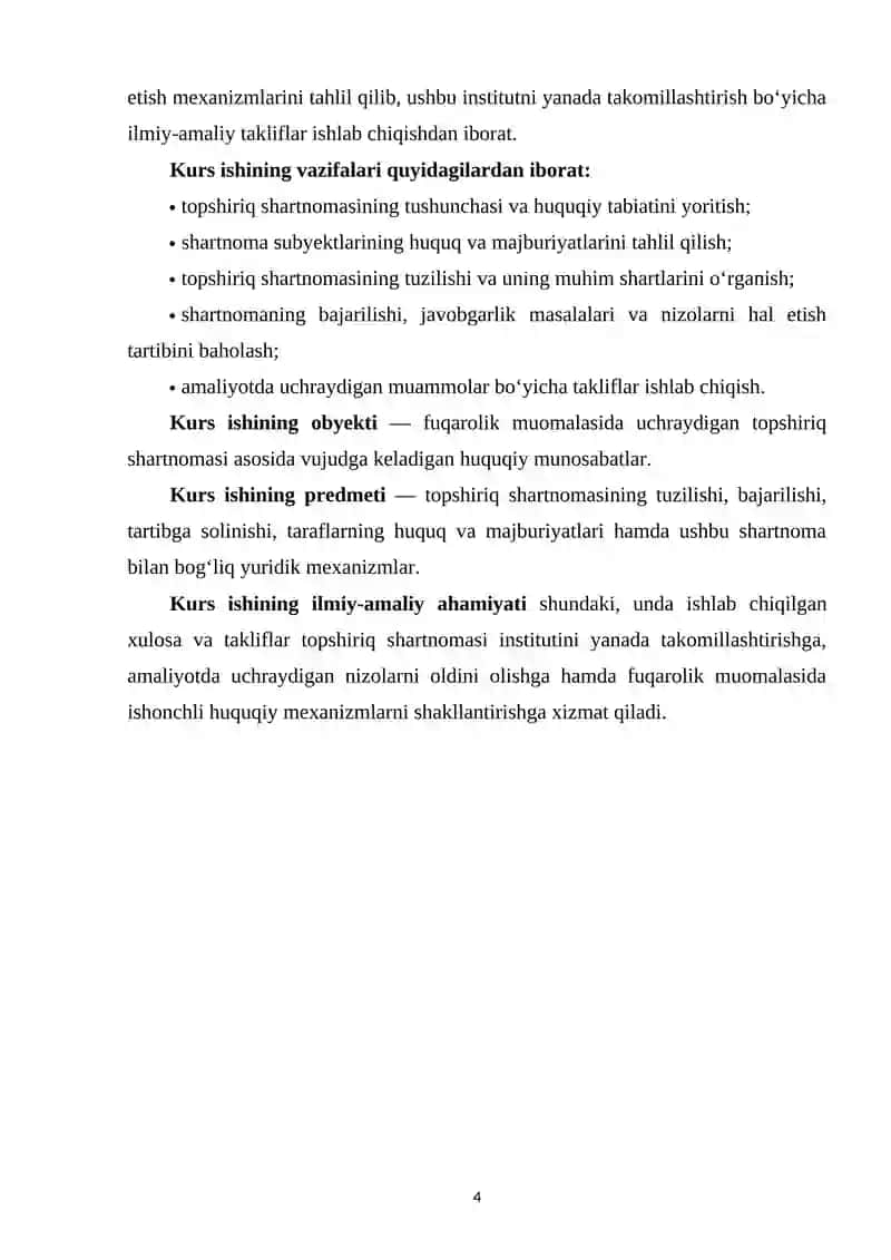 TOPSHIRIQ SHARTNOMASINI FUQAROLIK-HUQUQIY TARTIBGA SOLISHNING O ZIGA XOS XUSUSIYATLARI 3