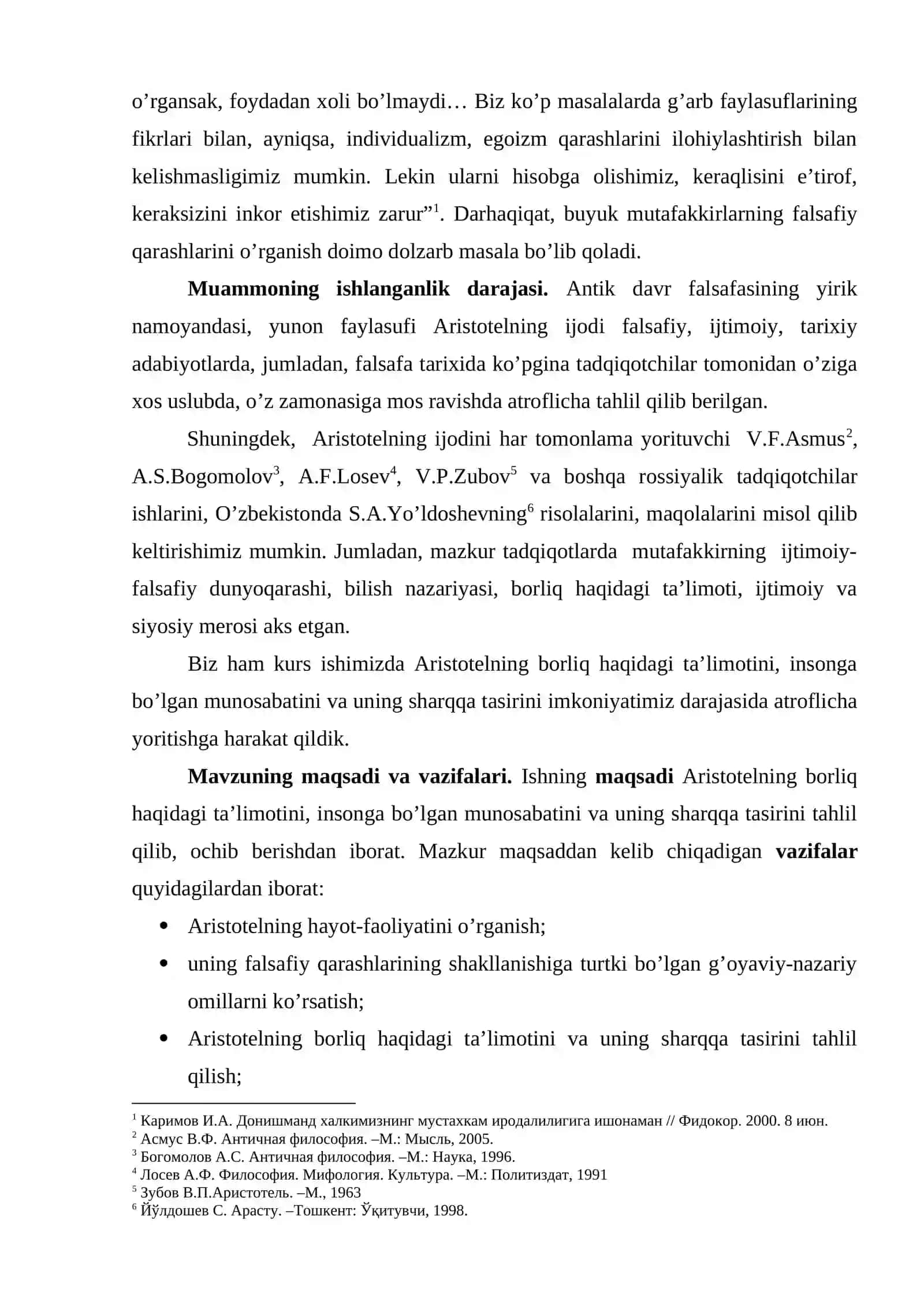 Aristotelning borliq haqidagi ta’limotining sharqqa tarqalishi 3