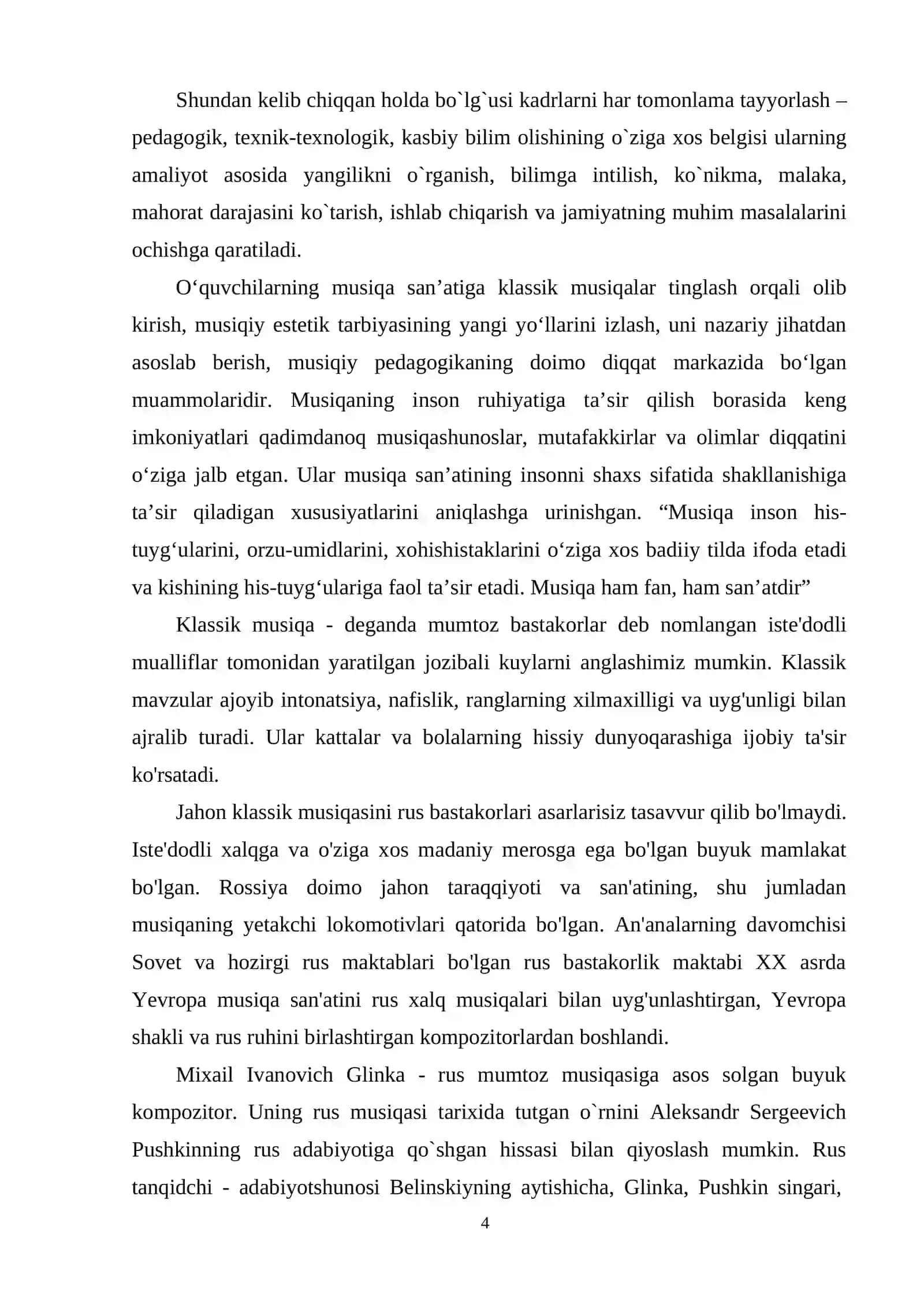 M. I. GLINKA SIMFONIK IJODIDA VARIATSIYA SHAKLI 3