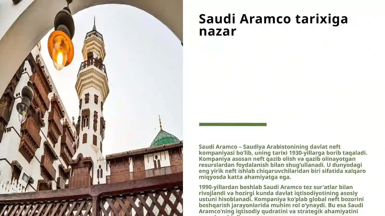 SAUDI ARAMCO KORXONASINI IQTISODIY YORITISH 3