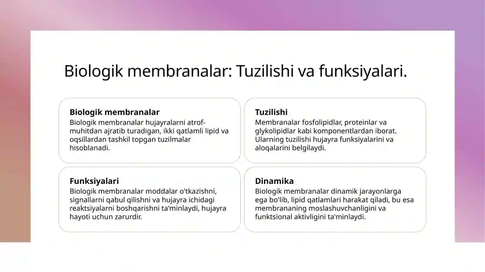 Biologik membranalardagi fizik jarayonlar. Litotripsiya 3