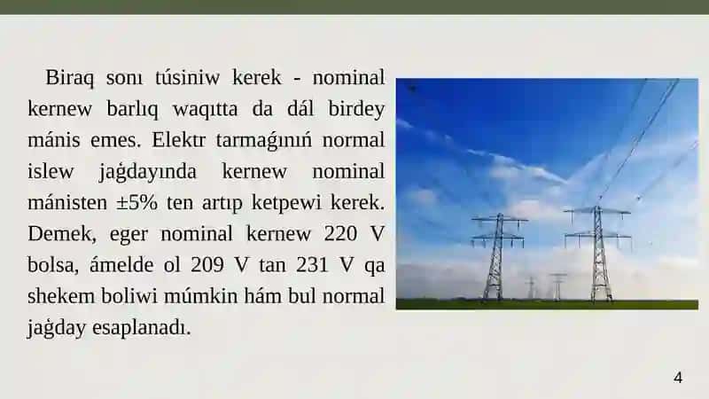 Nominal kernewdin' qollanılıw shen'beri 3