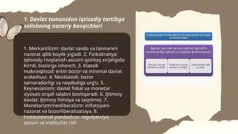 Davlatni milliy iqtisodiyotini tartibga solish bosqichlari va samara chegaralari 3