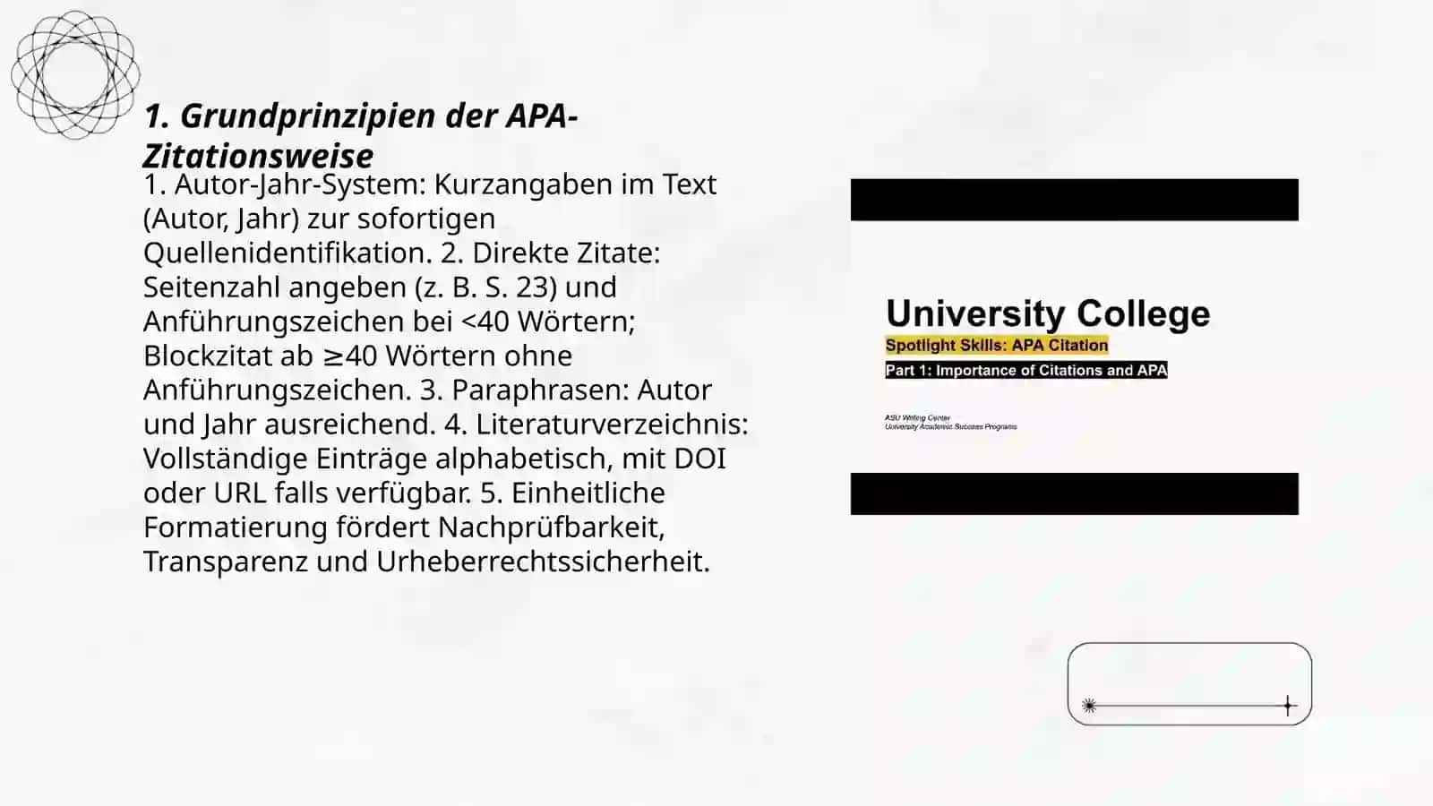 Internationale Standards zur Formalisierung wissenschaftlicher Arbeiten (APA, MLA, Chicago) 3