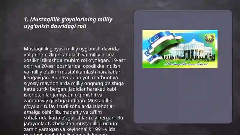 Oʻzbekistonda mustaqillik gʻoyalarining tarixiy asoslari 3